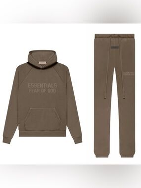Brand new Essential Wood Hoodie and Pants set size small